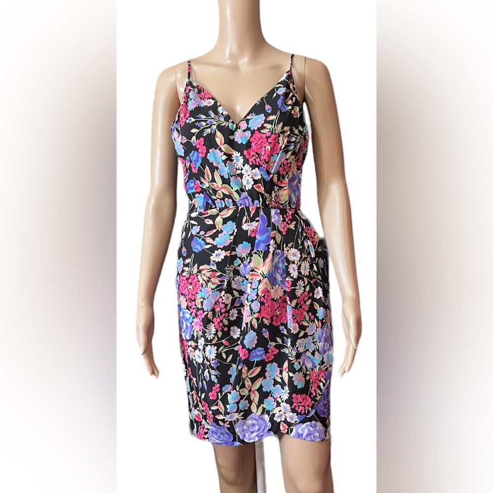 Yumi Kim Floral Spaghetti Mini Dress Size Small